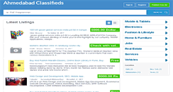 Desktop Screenshot of ahmedabadclassifieds.in